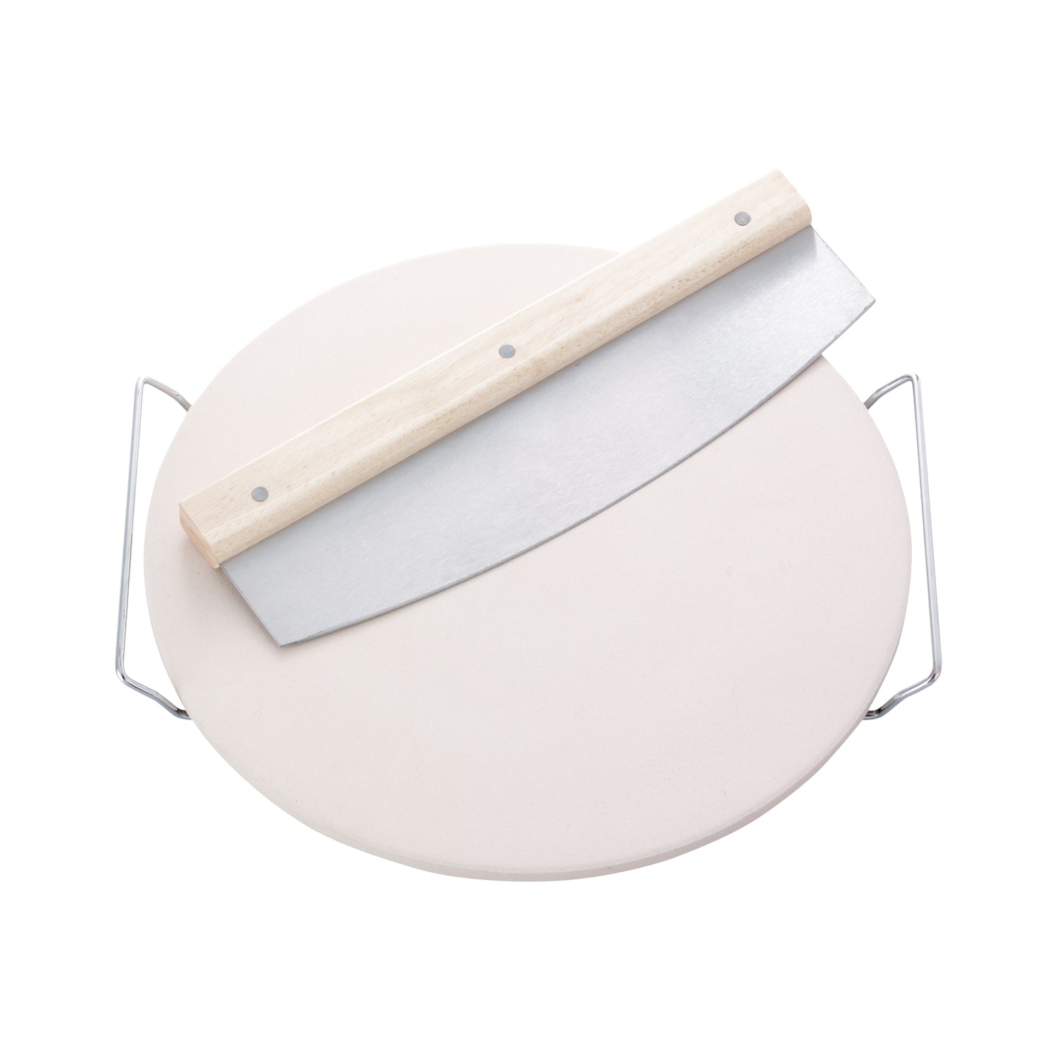 Leifheit Pizzasteen met Wiegemes