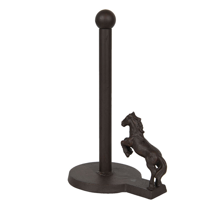 Clayre & Eef Keukenrolhouder  23x15x34 cm Bruin Ijzer Rollenhouder