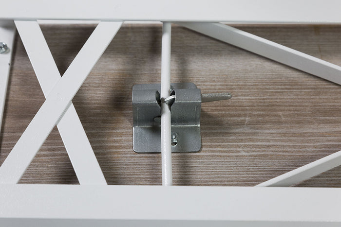 Inklapbare picknickbank Berlijn 200cm whitewash