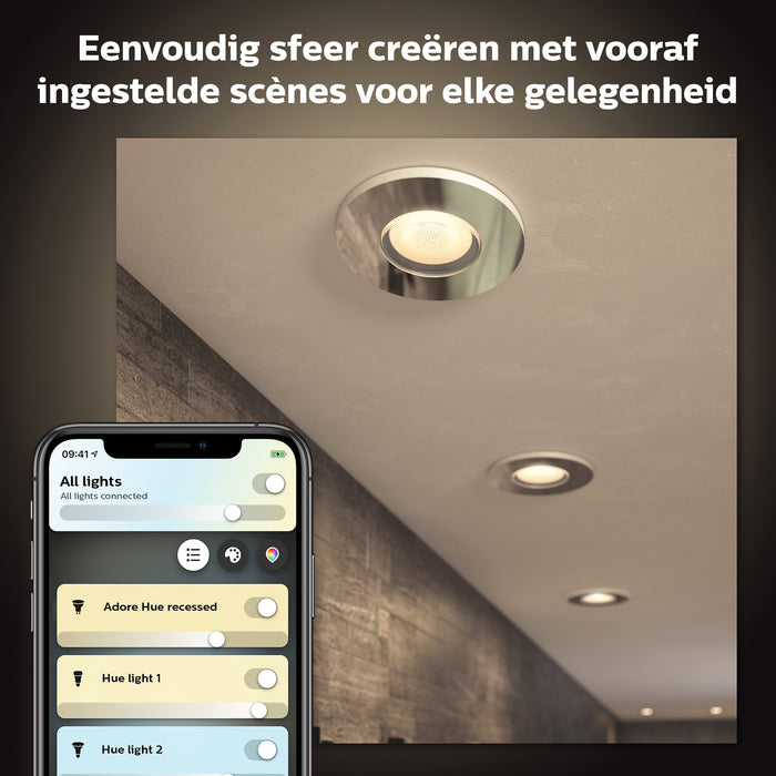 Philips Hue Adore Inbouwspot - 5 Watt