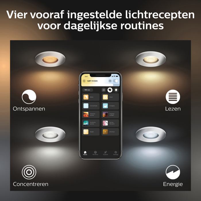 Philips Hue Adore Inbouwspot - 5 Watt
