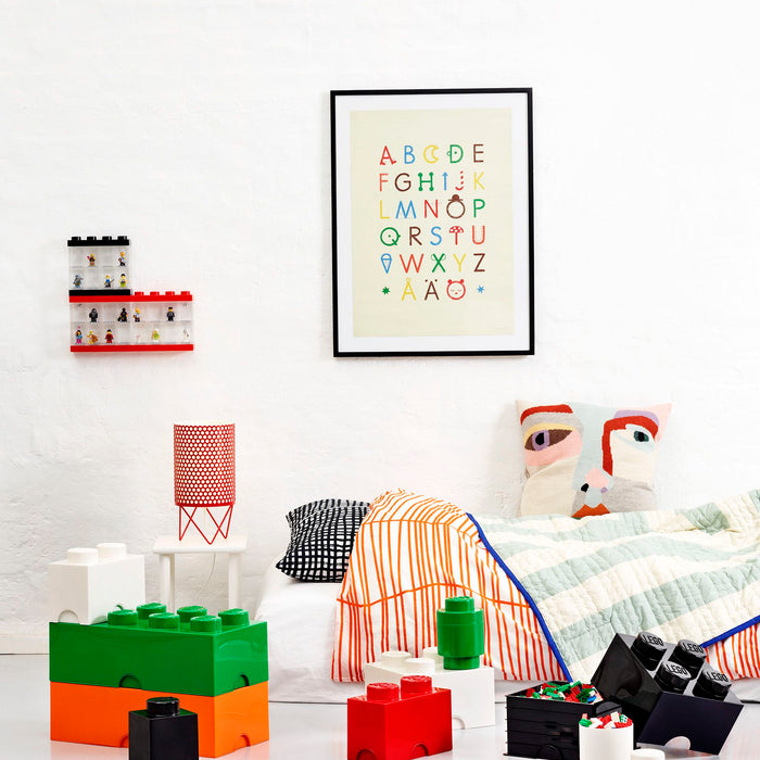 LEGO - Opbergbox Brick 1, Zwart - LEGO