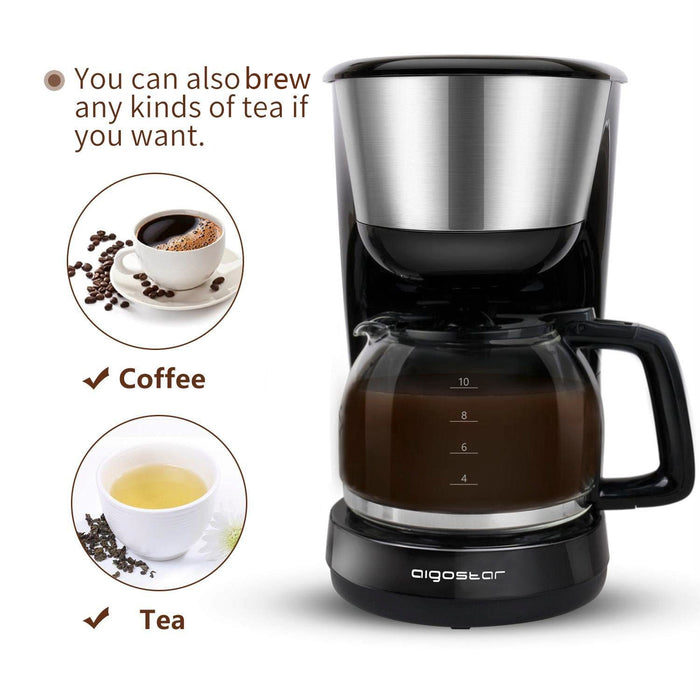 Aigostar Chocolate 30HIK - Filter-koffiezetapparaat