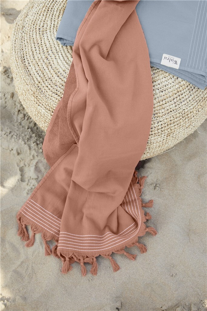 Walra - Hamamdoek Soft Cotton - 100x180 - Terra