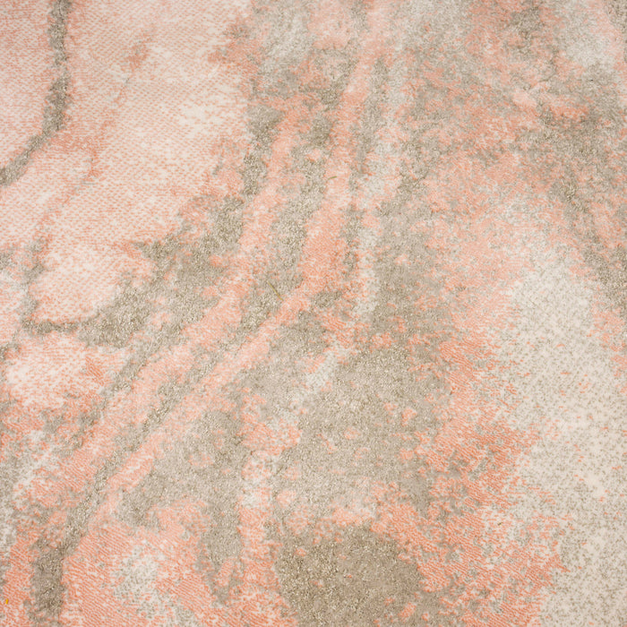 Zuiver Solar Vloerkleed Ø 240 cm - Roze/Grijs