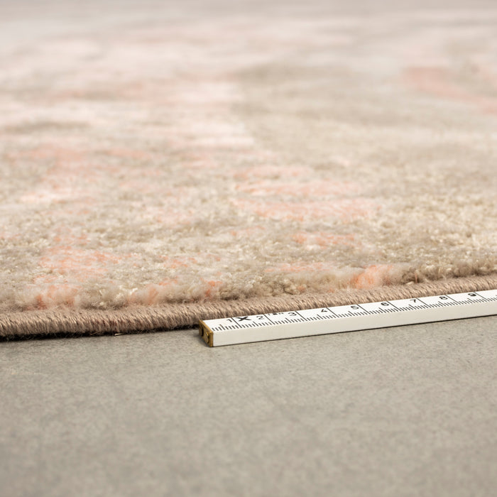 Zuiver Solar Vloerkleed Ø 240 cm - Roze/Grijs
