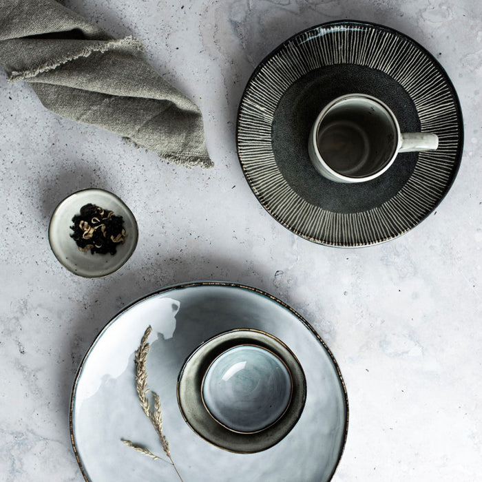 Organic by Dutch Rose Amsterdam kom 14 cm - blauw