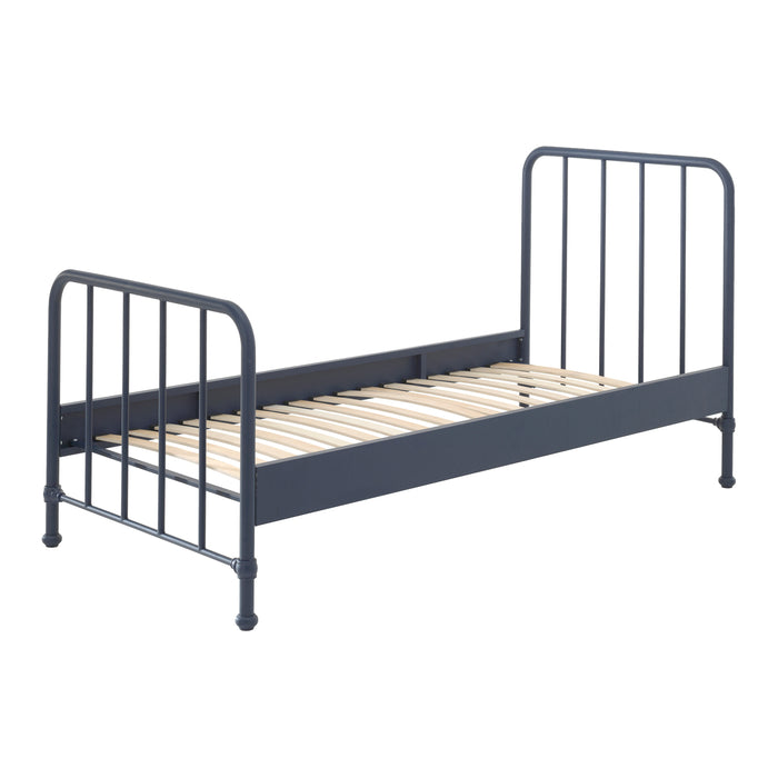 Vipack Bronxx Bed 90 x 200 cm - Blue Denim