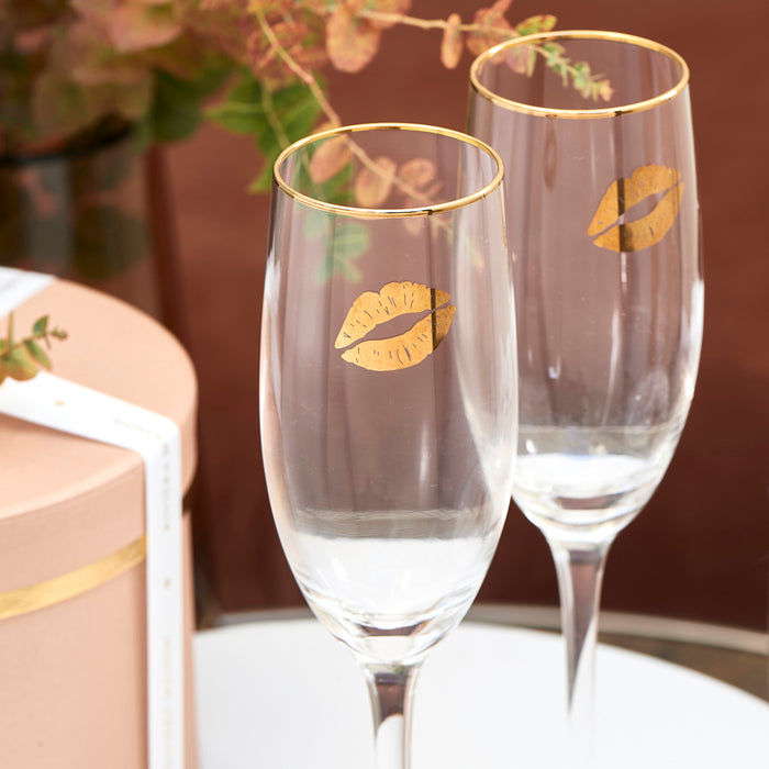 Riviera Maison Kisses From RM Bubble Glasses 2 pcs (Ø) 8x (H) 25