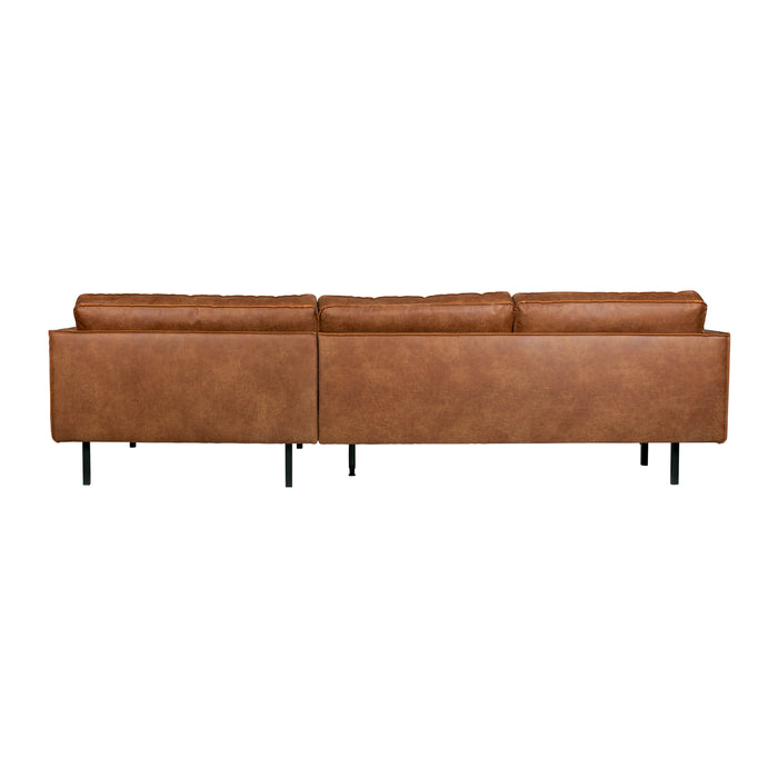 WOOOD Rodeo Chaise Longue Rechts - Eco-leder -  Cognac