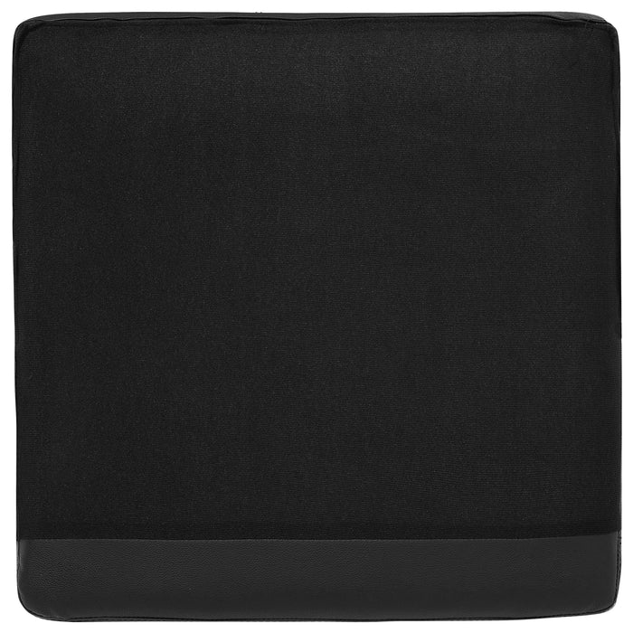 Beliani - HELSINKI - Tweezitsbank - Zwart - Leer