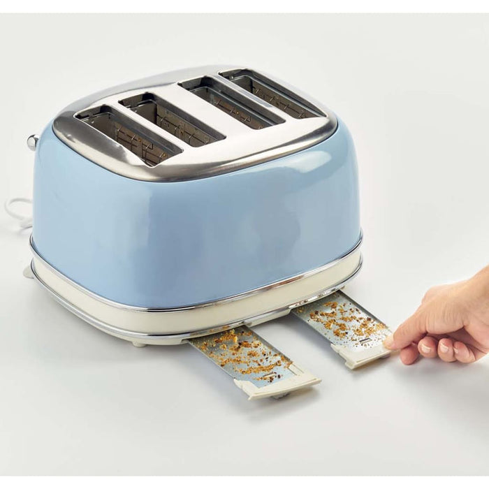 Ariete Broodrooster 4 sneetjes Vintage 1600 W blauw