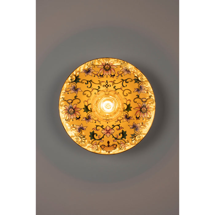 Bold Monkey Grannies Dishes wandlamp citroengeel L Geel