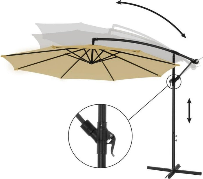 MIRA Home  Parasol  Zweefparasol met UVbescherming  300x245