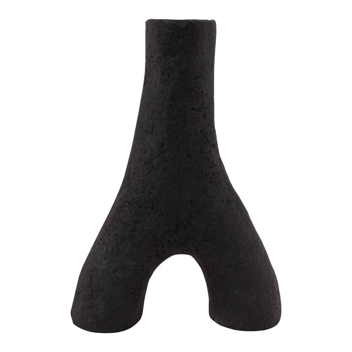 vtwonen Ecomix Twig Vaas - Zwart
