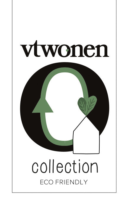 vtwonen Ecomix Twig Vaas - Zwart