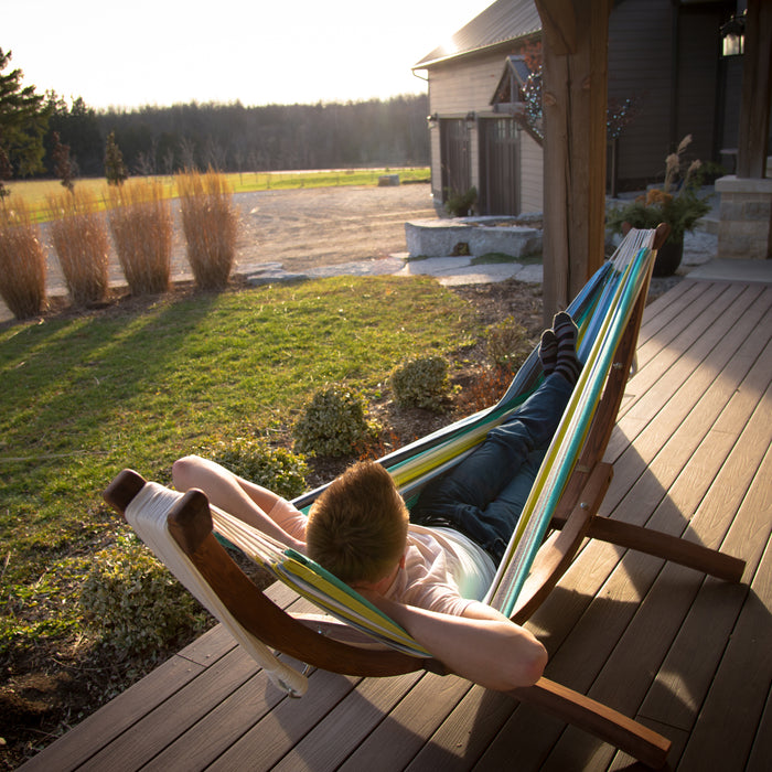 Vivere Double Cotton Hangmat met Standaard