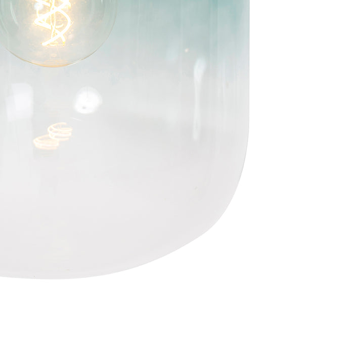QAZQA Hanglamp bliss - Groen - Design - D 300mm