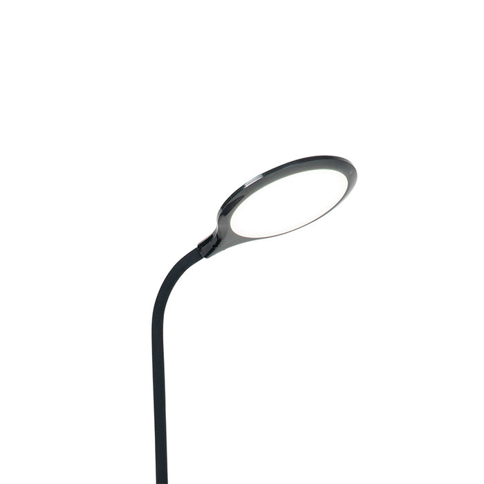 QAZQA Tafel- en wandlamp zwart incl. LED met touch dimmer- Joni