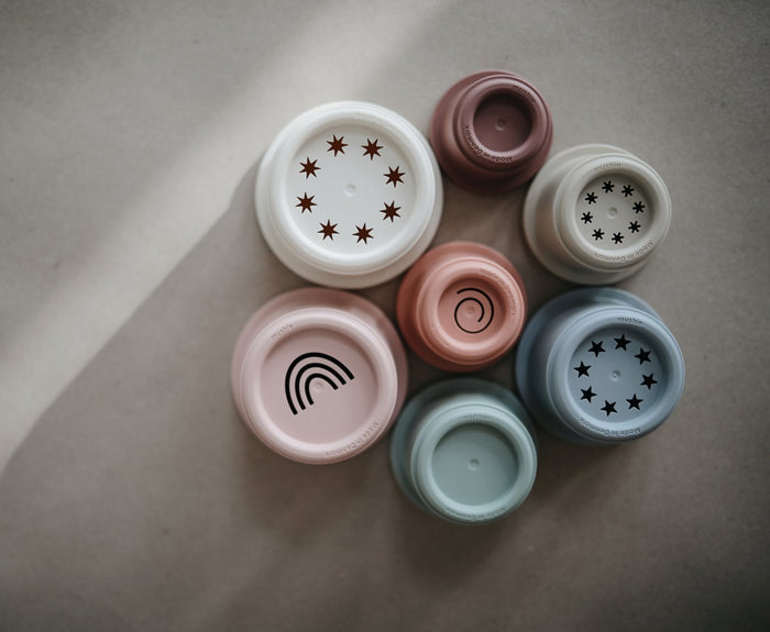 Mushie stapeltoren original (30 centimeter)