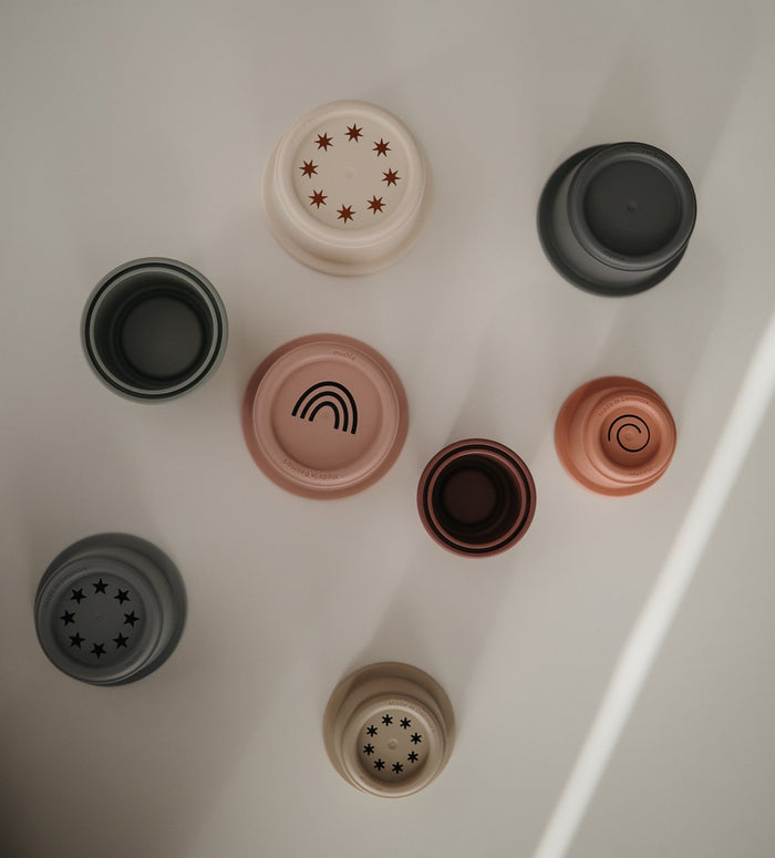 Mushie stapeltoren original (30 centimeter)