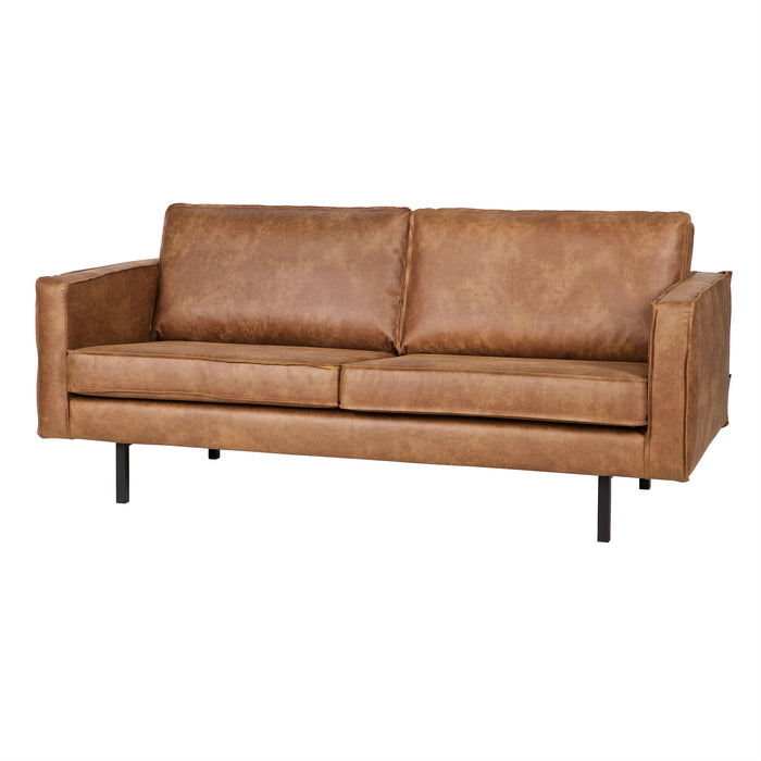 WOOOD Rodeo 2,5-zitsbank - Eco-leder -  Cognac