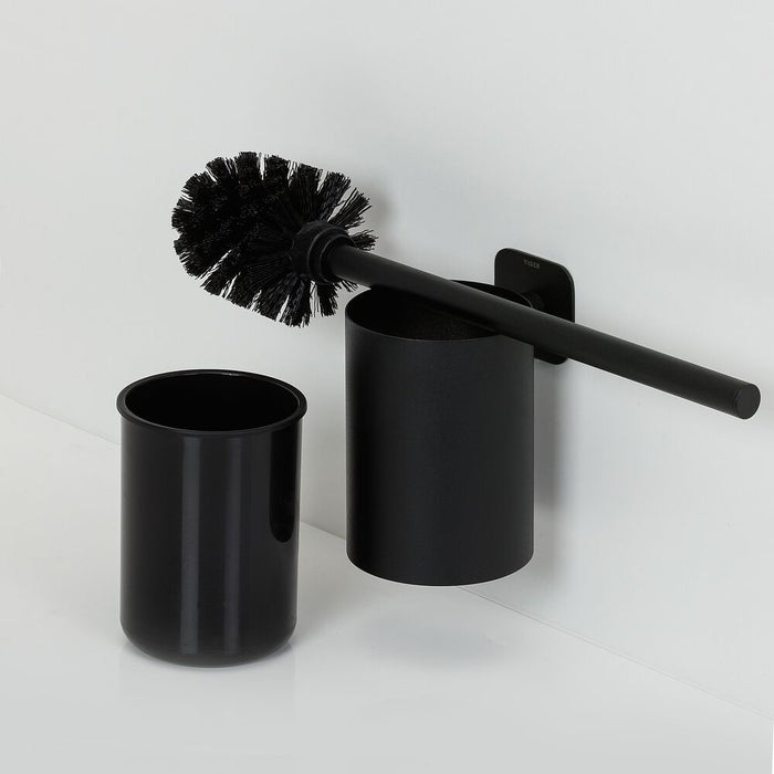Tiger Colar Toiletborstel met Houder - Zwart