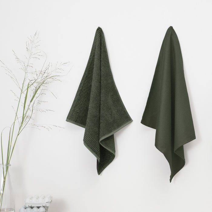 DDDDD 2x theedoek + 2x keukendoek Cisis - Laurel