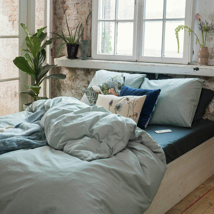 Dindi Home - Dekbedovertrek Plain Beauty - 200x220 - Groen