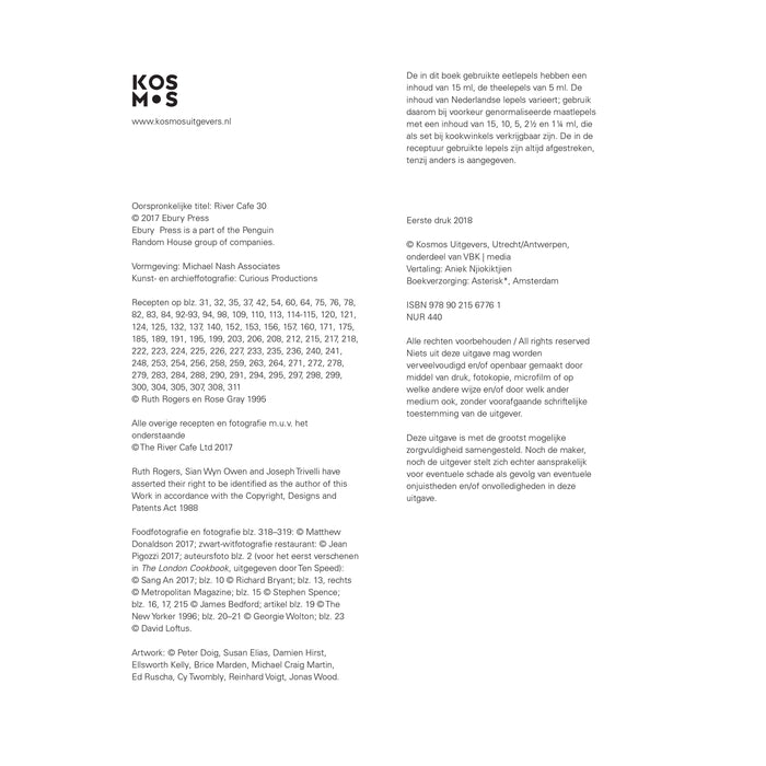 River Cafe 30 - Ruth Rogers