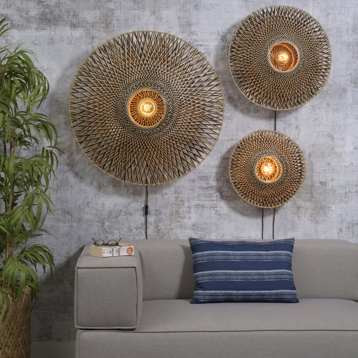 GOOD&MOJO Bali Wandlamp S - Ø 44 cm