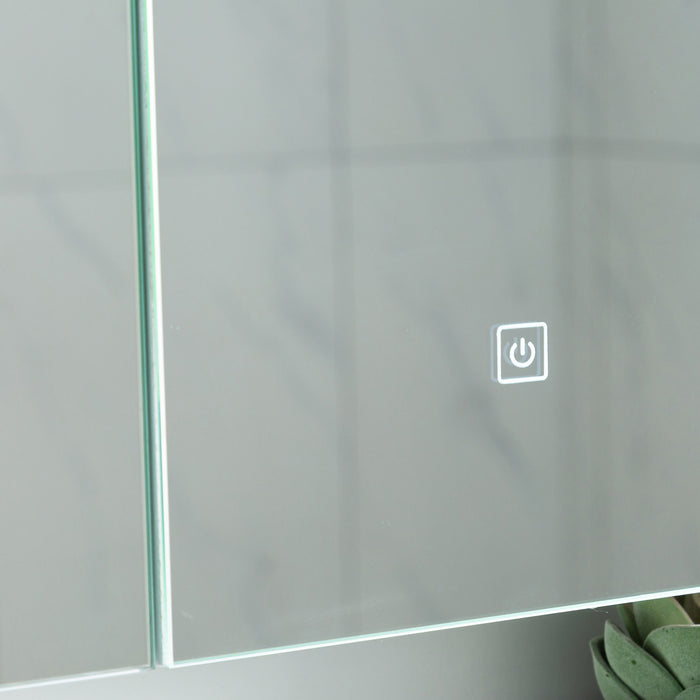 Vtw Living - Spiegelkast - Badkamermeubel - Medicijnkast - 100 cm