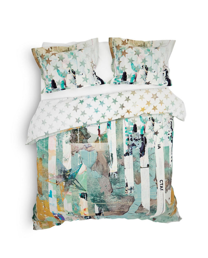 Heckett Lane Dekbedovertrek Katoen Satijn Andy - multi