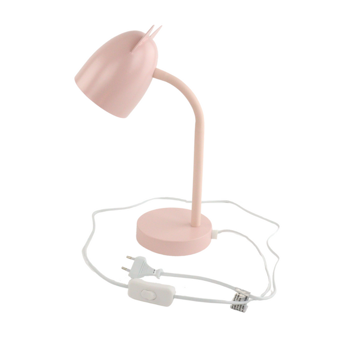MISOU Slaapkamer Lamp Leeslampje Kind Metaal 25W Roze Kinderlamp Na...