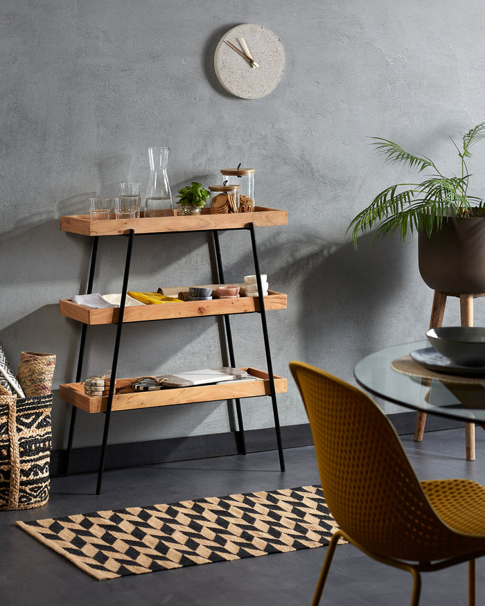 Kave Home - Callhan set 2 kommen donkergrijs marmer