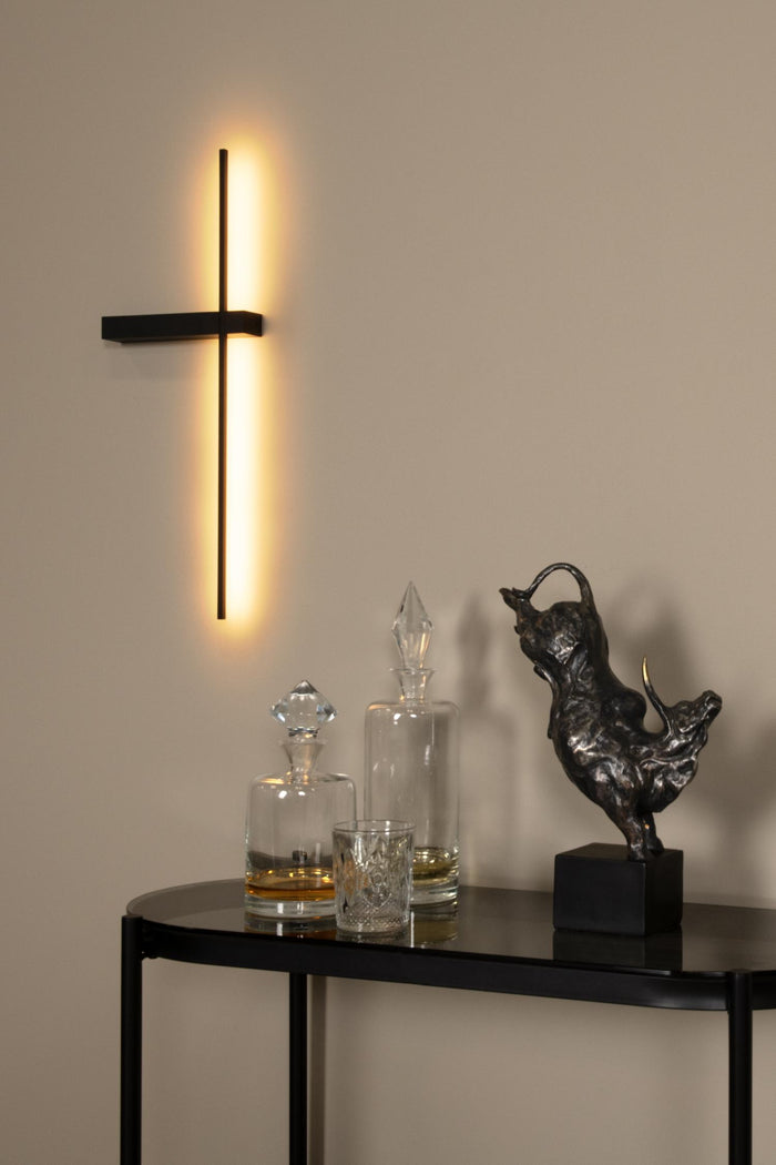 Lucide SEGIN Wandlamp - Zwart