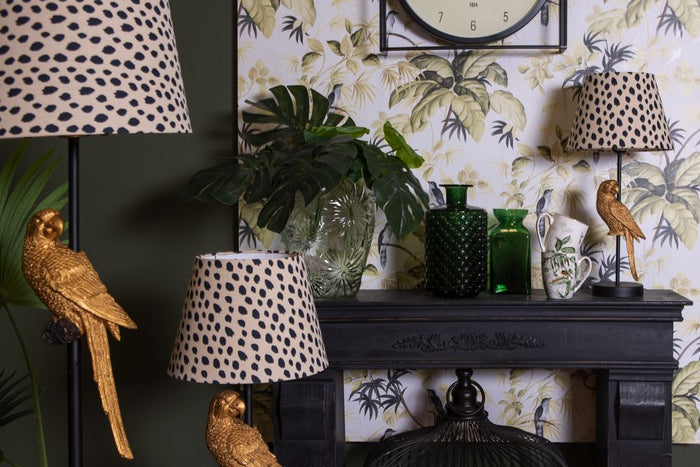 Clayre & Eef Vaas Ø 10*19 cm Groen Glas Rond Glazen Vaas Bloempot