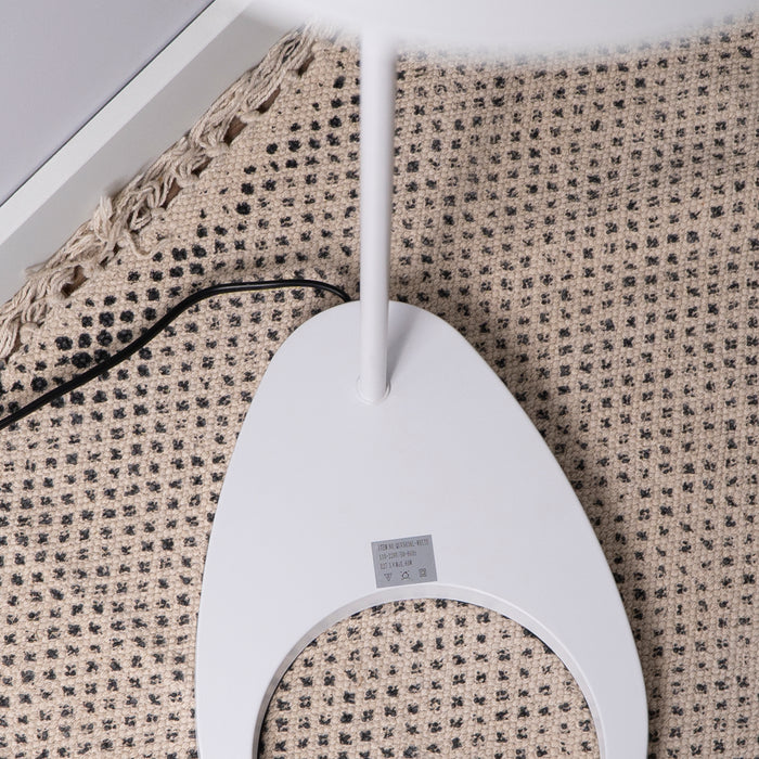 QUVIO Vloerlamp driehoek wit - QUV5036L-WHITE