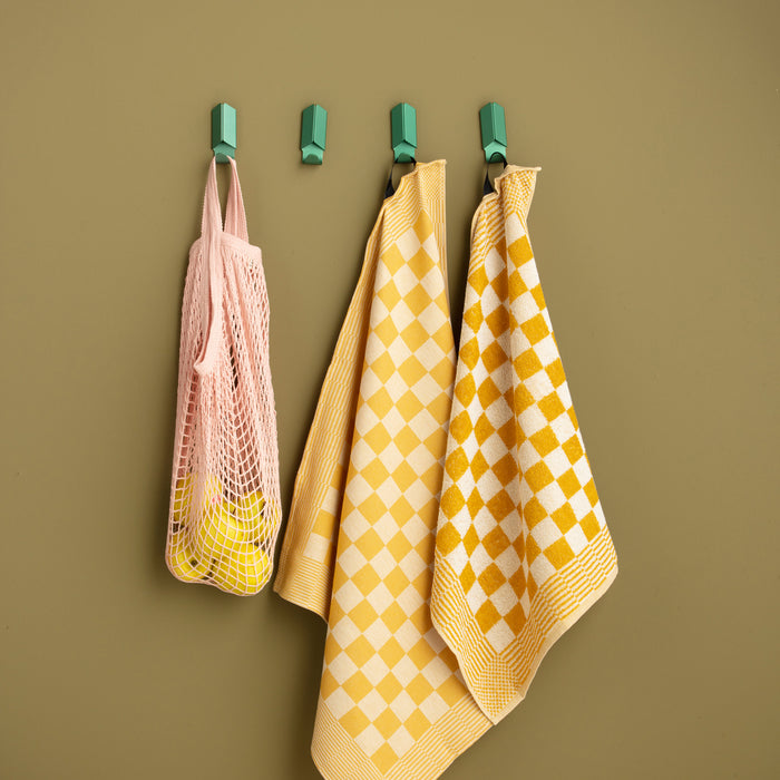 DDDDD 2x theedoek + 2x keukendoek Barbeque - Ochre