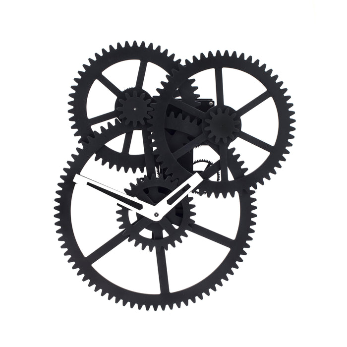 Kikkerland Triple Gear Radar Wandklok