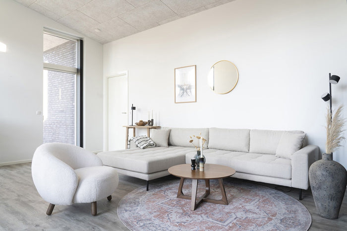 Artichok Valerie Vloerkleed Vintage Ø 200 cm - Oranje