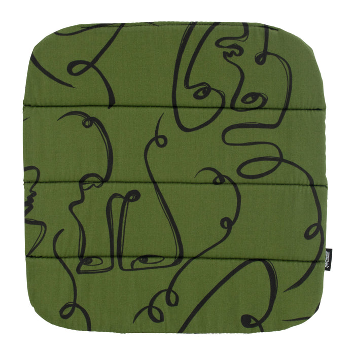 Hartman Faces Sophie Zitkussen - Groen - 40 x 40 cm