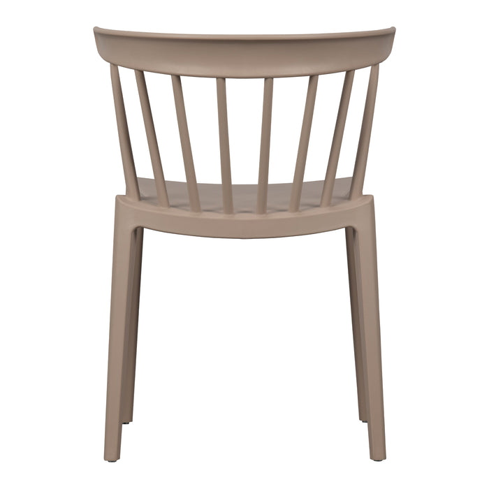 Woood Bliss Spijlenstoel - Nude