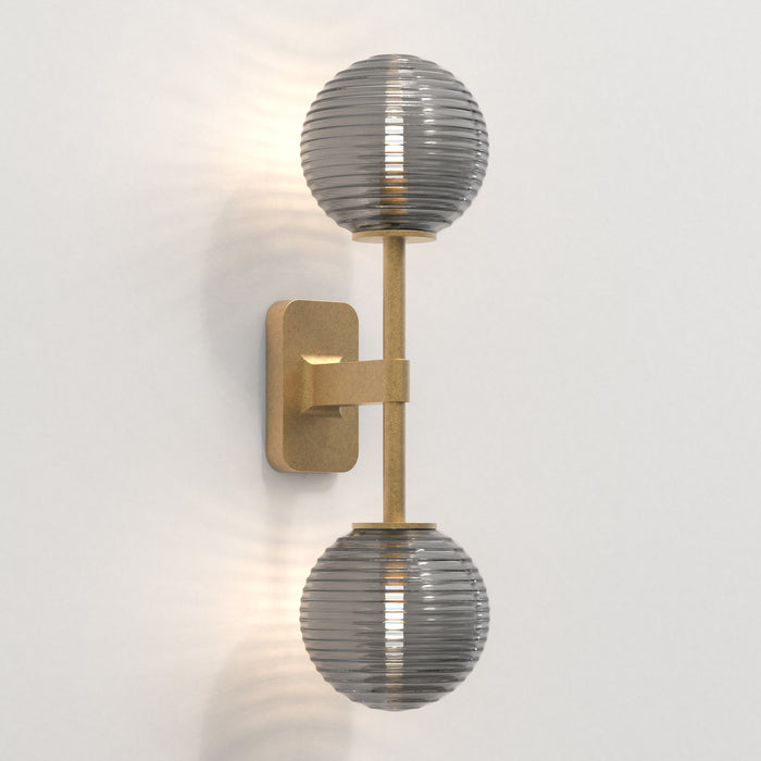 Astro Tacoma Twin WL excl. 2x glas + 2x G9 messing