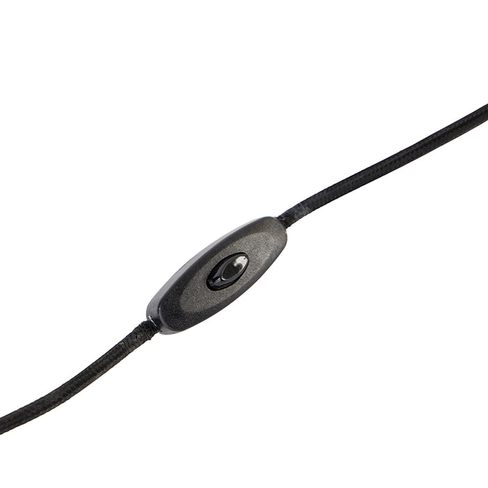 QAZQA Landelijke tafellamp messing - Broom