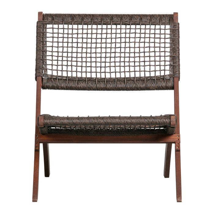 Woood Lois Klapstoel - Donkerbruin