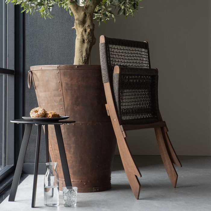 Woood Lois Klapstoel - Donkerbruin