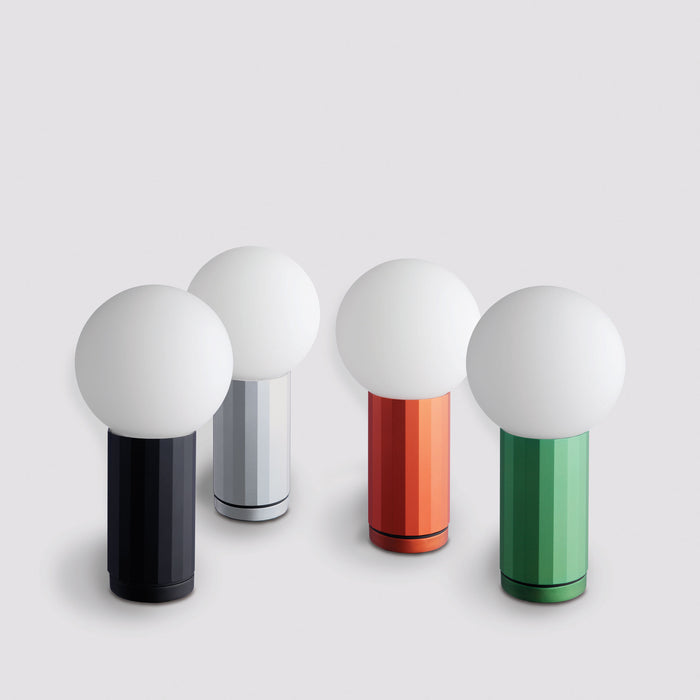 HAY Turn On LED Tafellamp - Aluminium