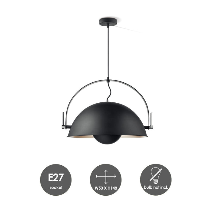 Home sweet home Fabriq Bow Hanglamp - Zwart