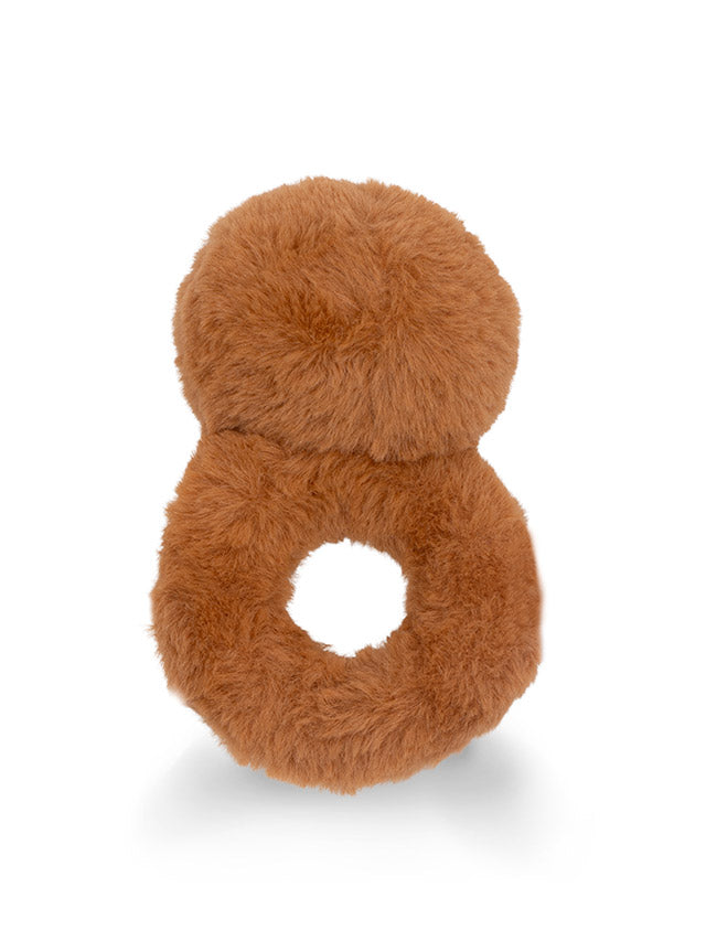 Jollein rammelaar pinguïn caramel (13 centimeter)